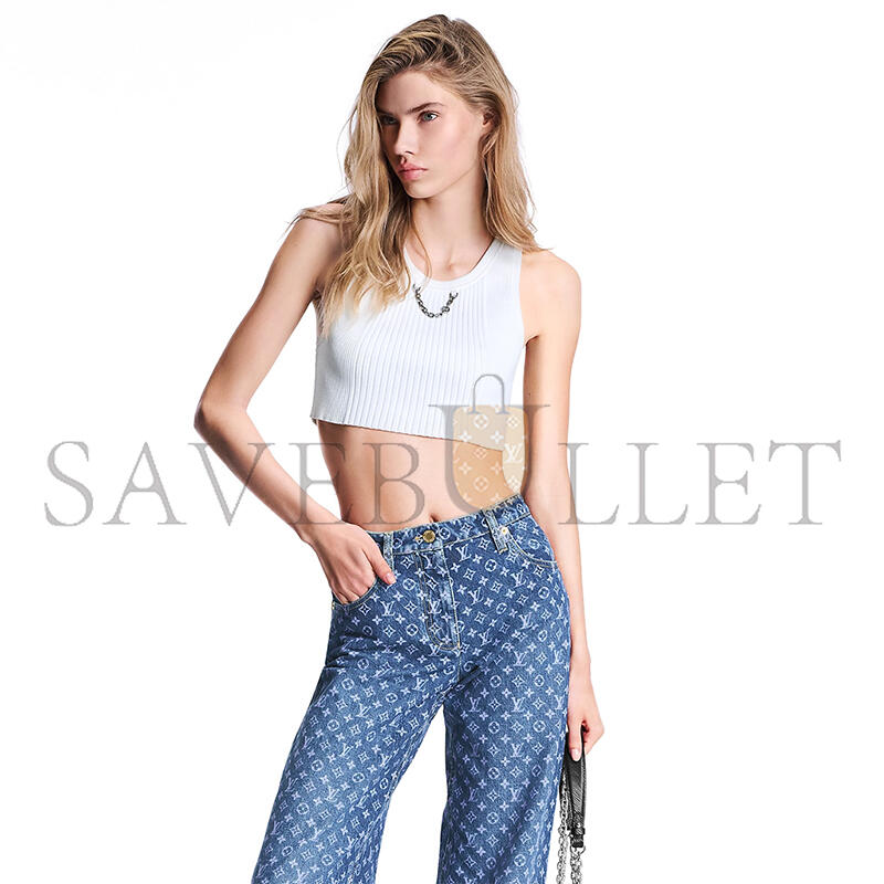 LOUIS VUITTON MONOGRAM FLARED JEANS 1AHENQ